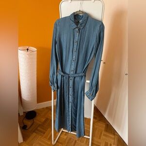 H&M Button-Up Denim Dress